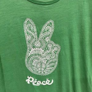 Luicky brand, vintage, Peace T shirt, Y2K